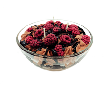 Load image into Gallery viewer, Chocolate Raspberry Cake Candle